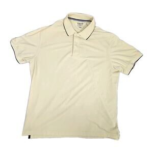 IZOD Performance Polo Shirt Mens XL Yellow Golf Short Sleeve Lightweight